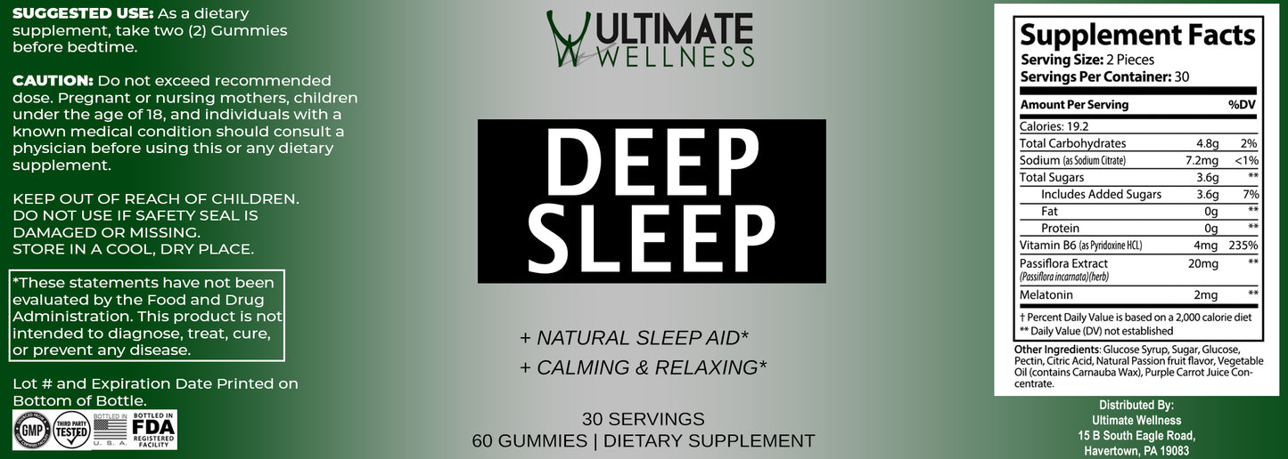 Deep Sleep Gummies