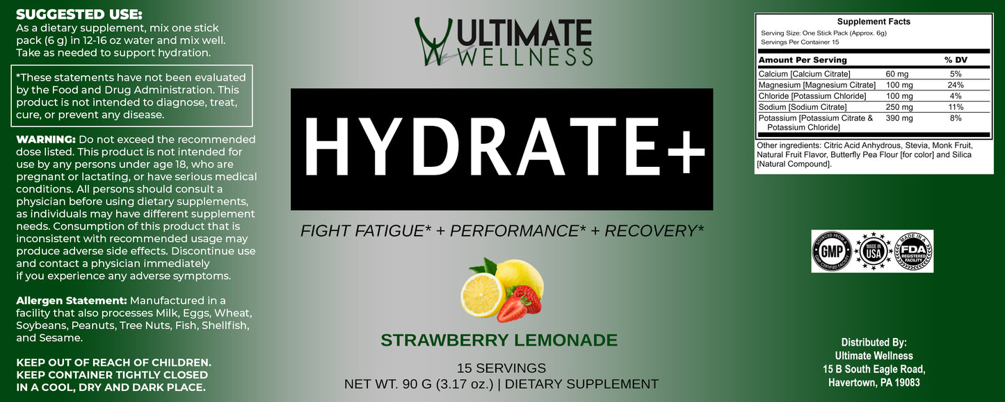 Hydrate+ - 15 Sticks
